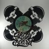 Hodiny z platne - Skateboard